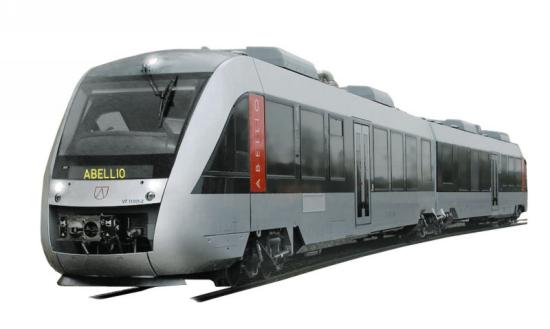 Diesel railcar 'LINT 41 H' of  ABELLIO Rail NRW GmbH<br /><a href='images/pictures/Fleischmann/874423.jpg' target='_blank'>Full size image</a>